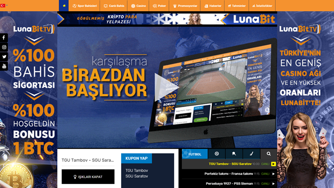 Lunabit’in Yeni Canlı Maç İzleme Adresi Lunabit.tv
