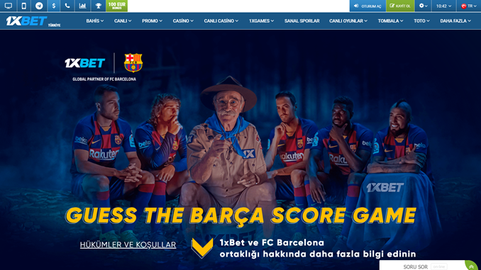 1xbet Barcelona’da Maç İzleme Fırsatı Sunuyor