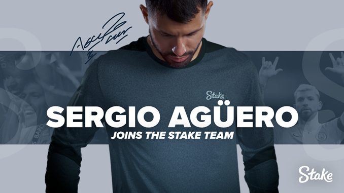 Sergio Agüero Stake’in Yeni Marka Elçisi Oldu